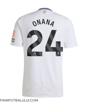 Aston Villa Amadou Onana #24 Tricou Fotbal Replică 2024-25 Barbati Deplasare